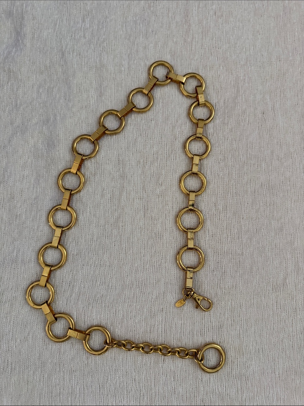 Gold Link Circle Chain Belt - Women Jewelry